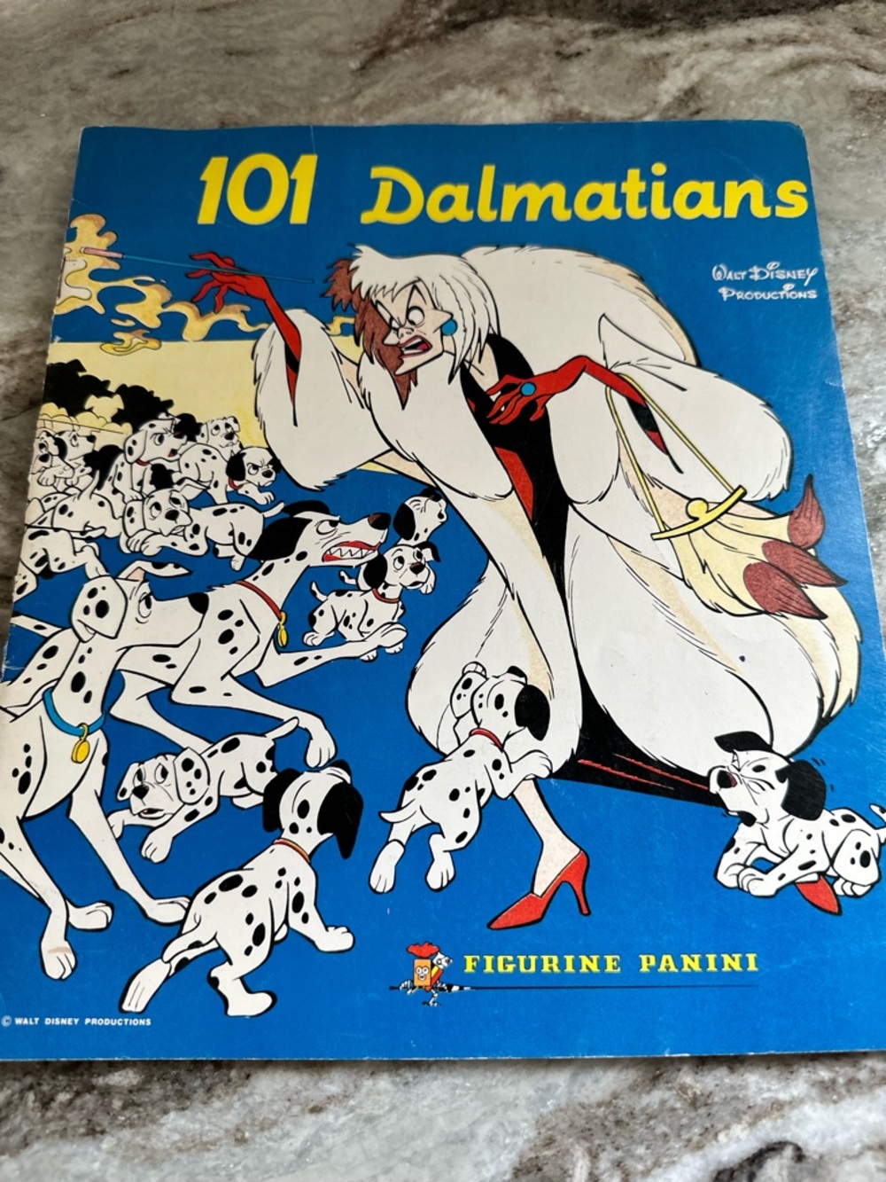 101 Dalmatians Vintage Figurine Panini Sticker Book